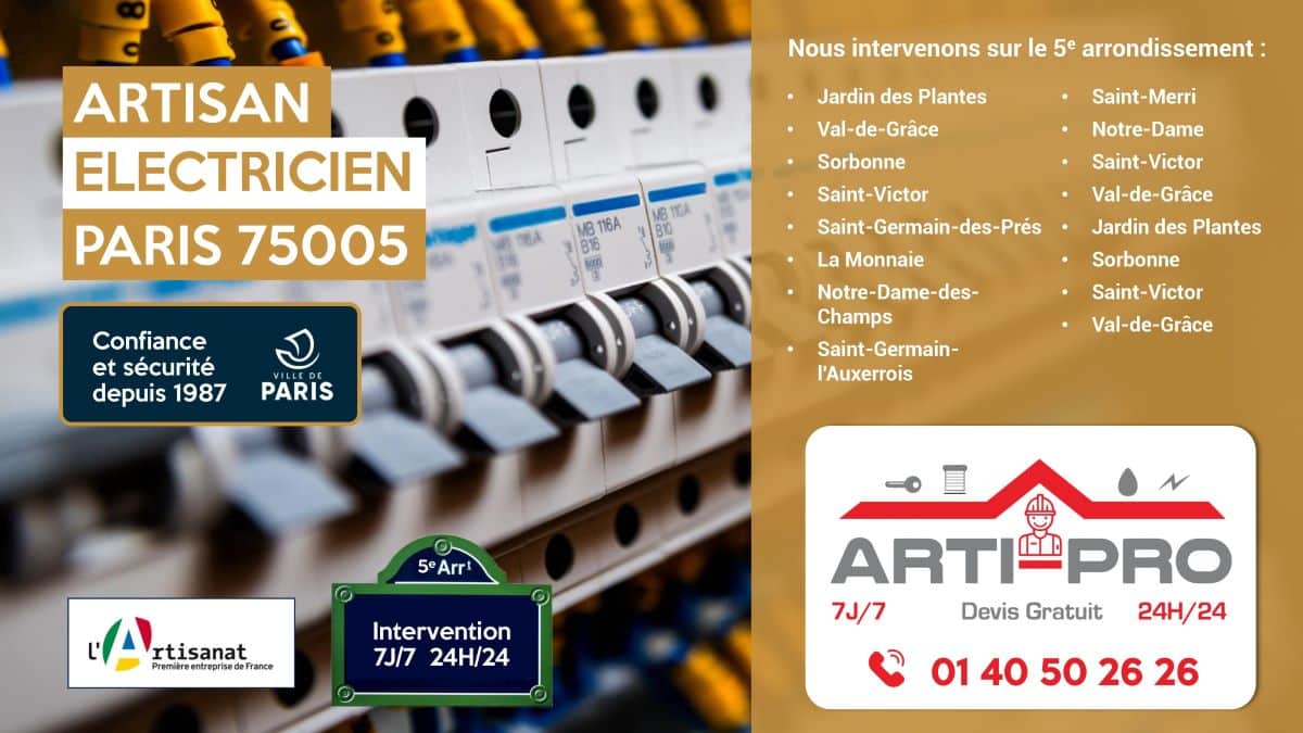 Solutions électriques innovantes - Arti Pro Paris 5ème